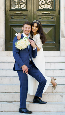 Reportage photo mariage Levallois-Perret, échange des alliances