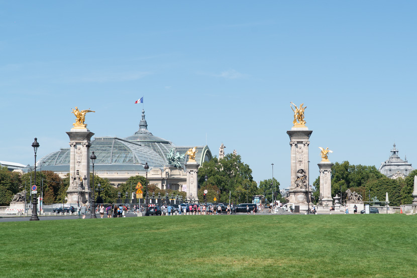 Pont Alexandre III avec Grand Palais — balade photo Paris apprentissage réglage photo