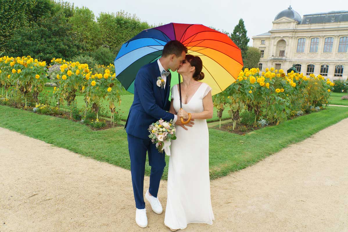 Couple photoshoot at Jardin des Plantes Paris — botanical garden