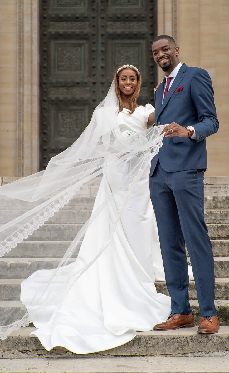 Photographe mariage Paris - 283 Belle Photo Couple Maries Pantheon Paris